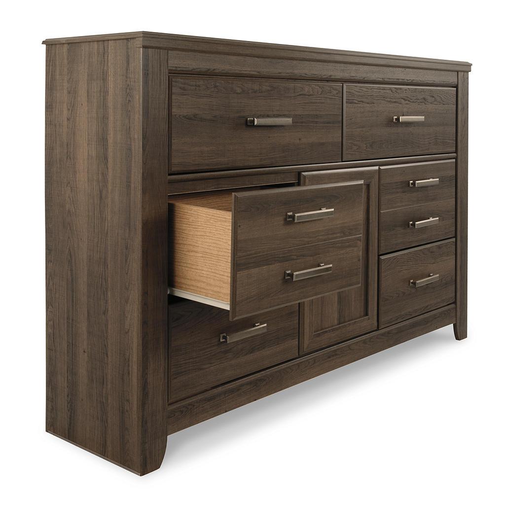 Juararo Dresser and Mirror — Dark Brown Signature Design by Ashley® Bedroom