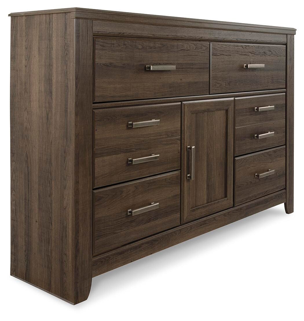 Juararo King Poster Bed, Dresser and Chest
