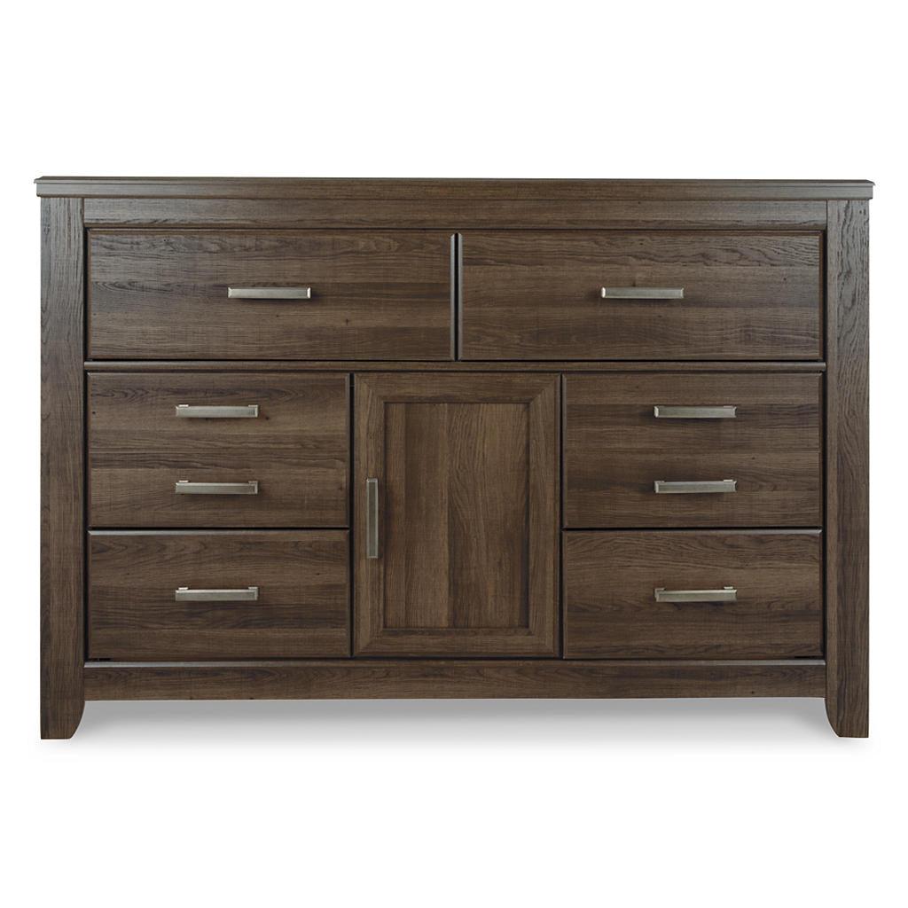 Juararo Dresser and Mirror — Dark Brown Signature Design by Ashley® Bedroom