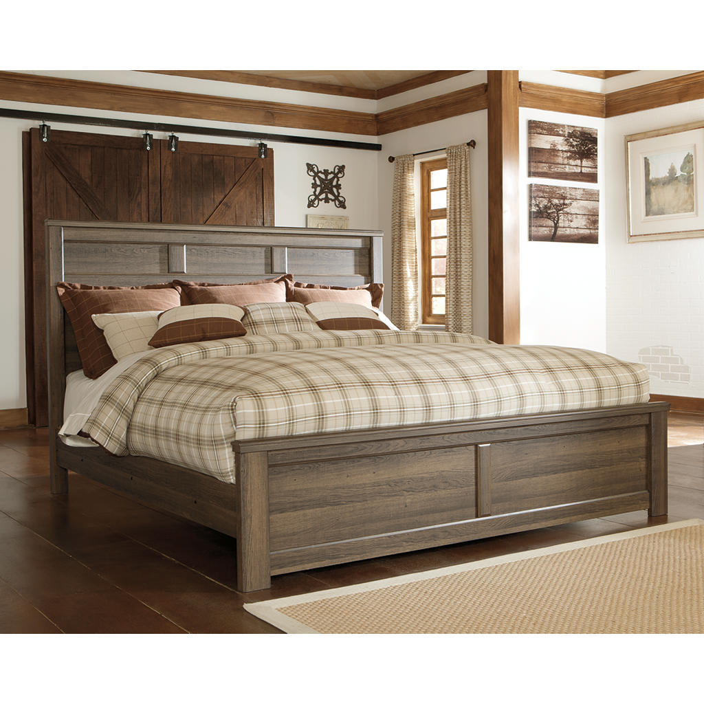 Juararo King Panel Bed and 2 Nightstands Signature Design by Ashley® Uncategorized