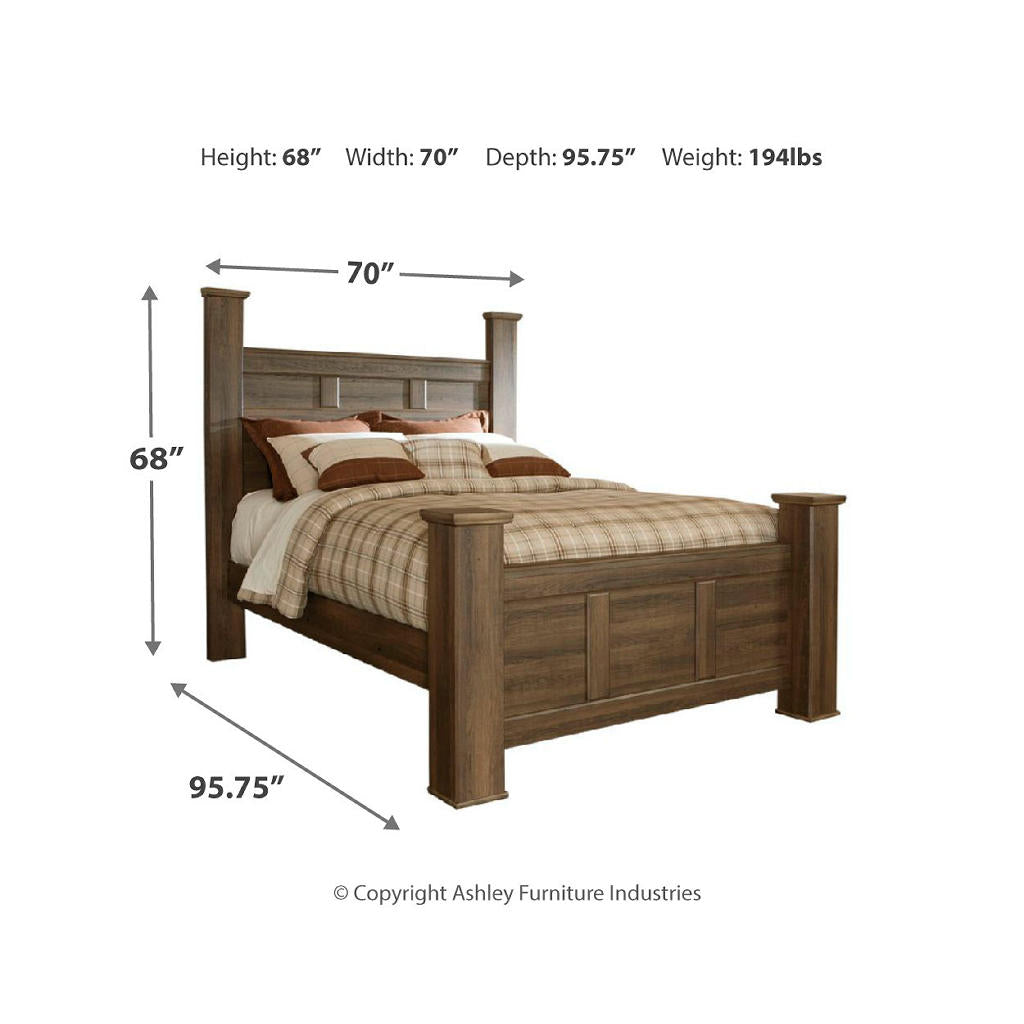 Juararo Queen Poster Bed Signature Design by Ashley® Bedroom
