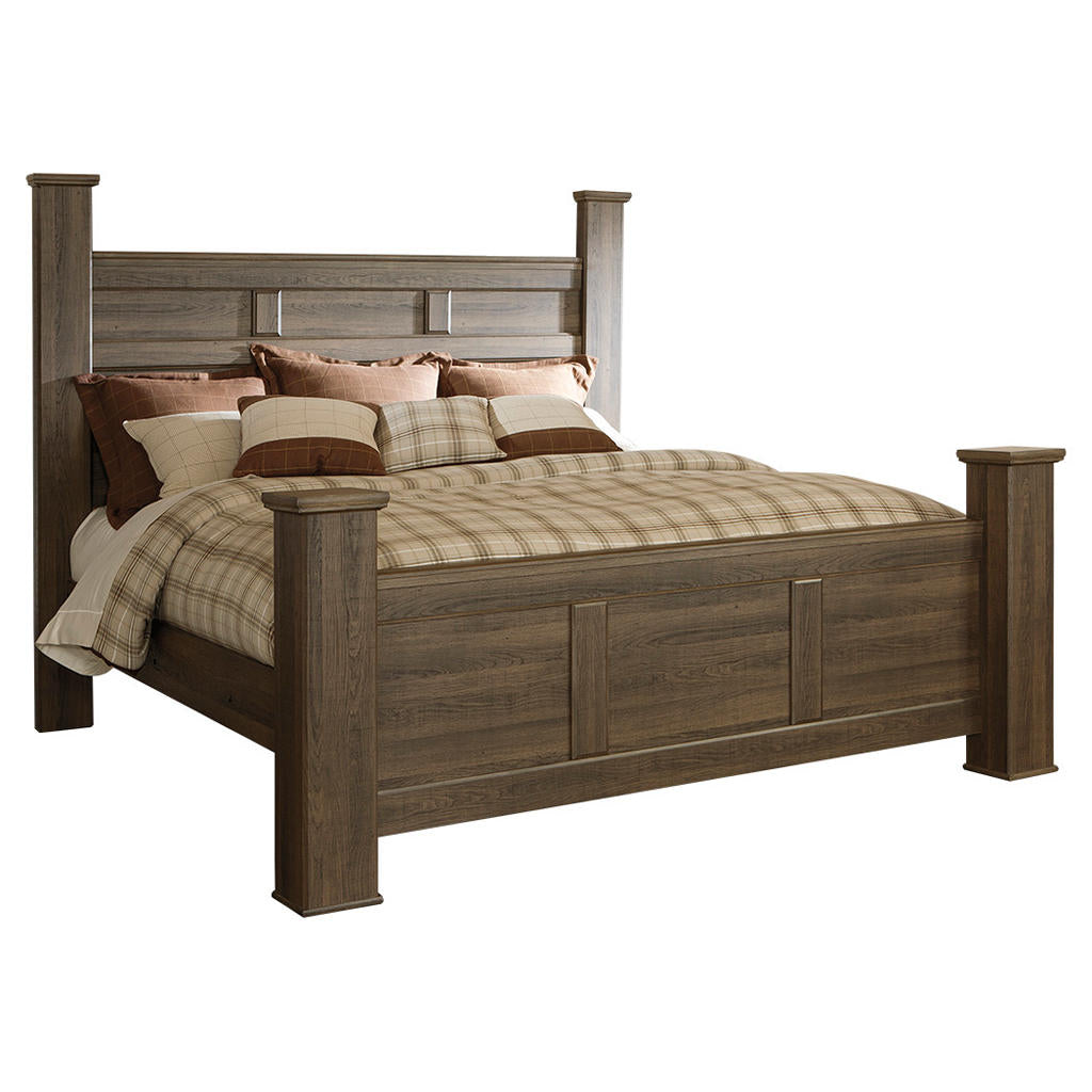 Juararo King Poster Bed, Dresser, Mirror and Chest Signature Design by Ashley® Uncategorized