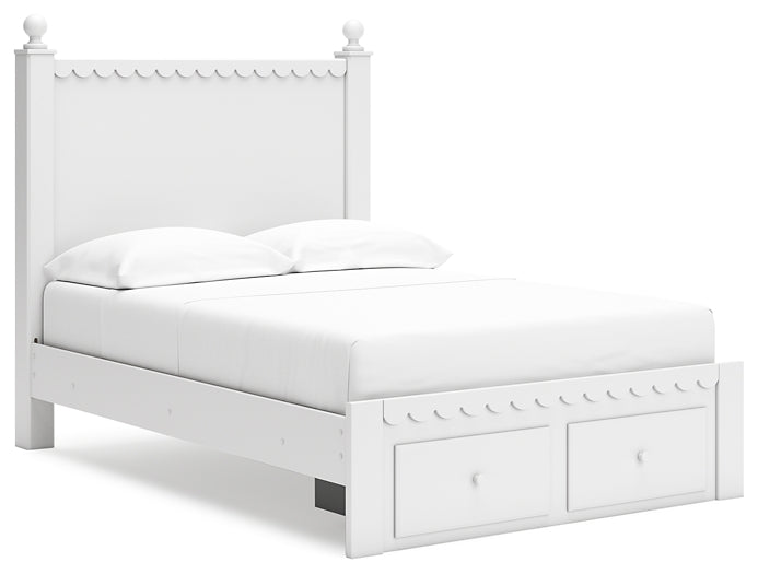 Mollviney Full Panel Storage Bed