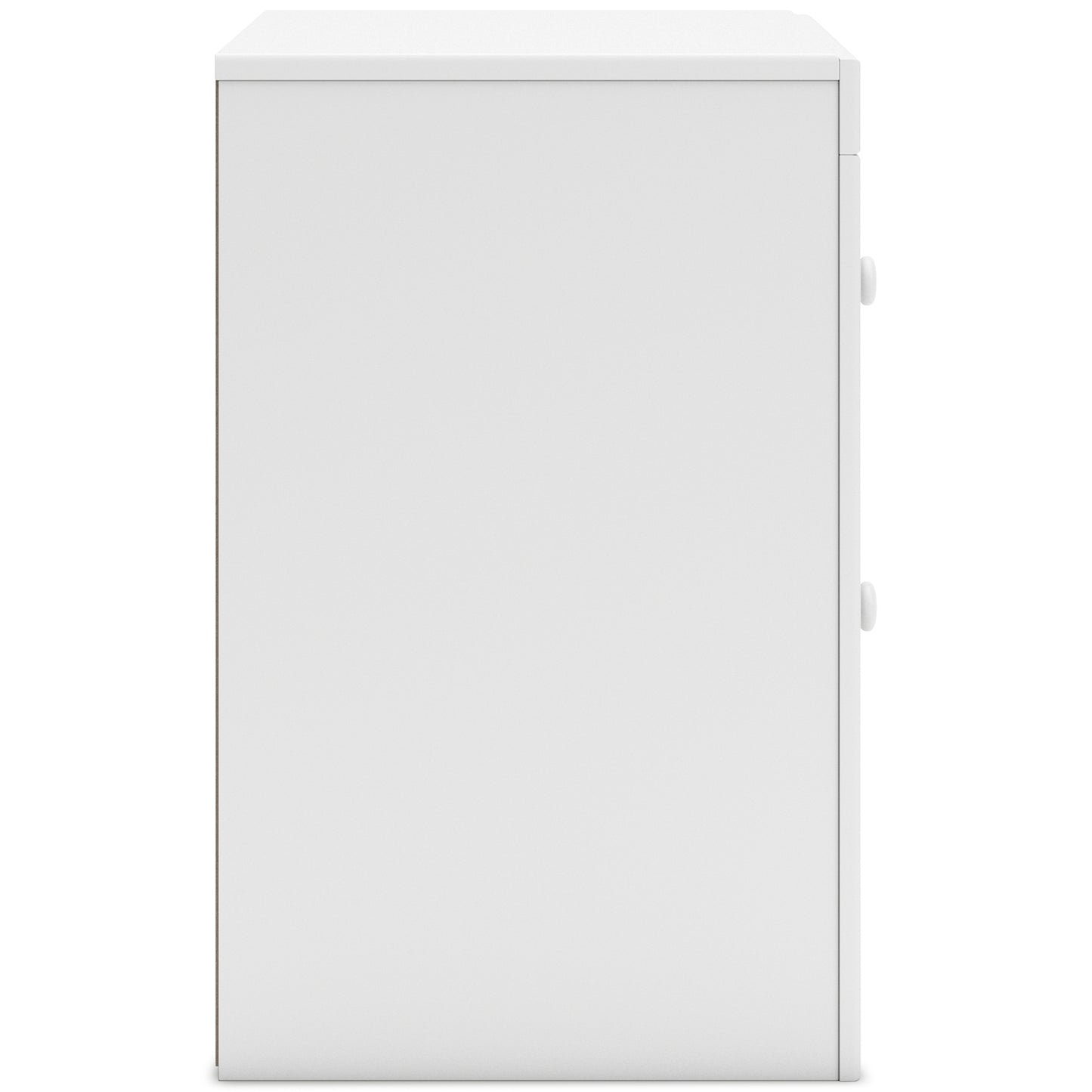 Mollviney Twin Panel Headboard with Mirrored Dresser and Nightstand