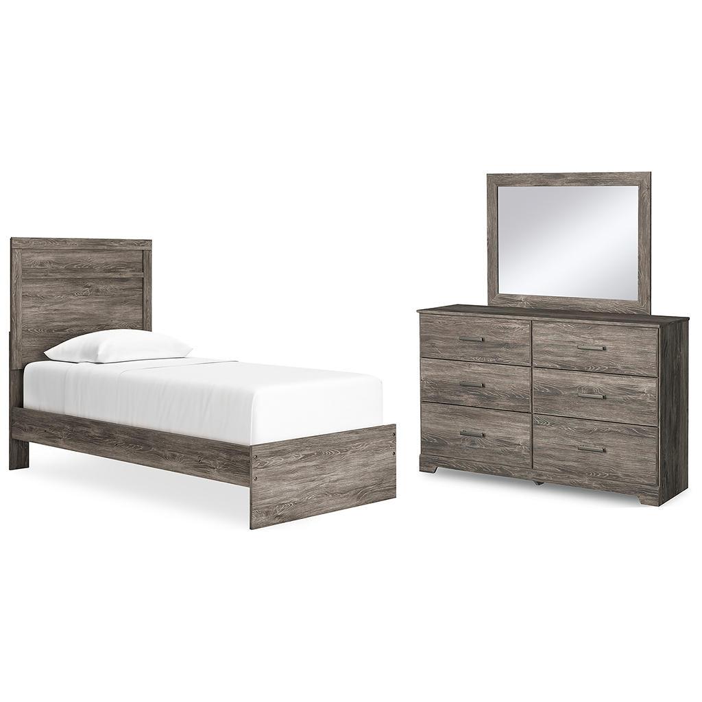 Ralinksi Twin Panel Bed, Dresser and Mirror Signature Design by Ashley® Uncategorized