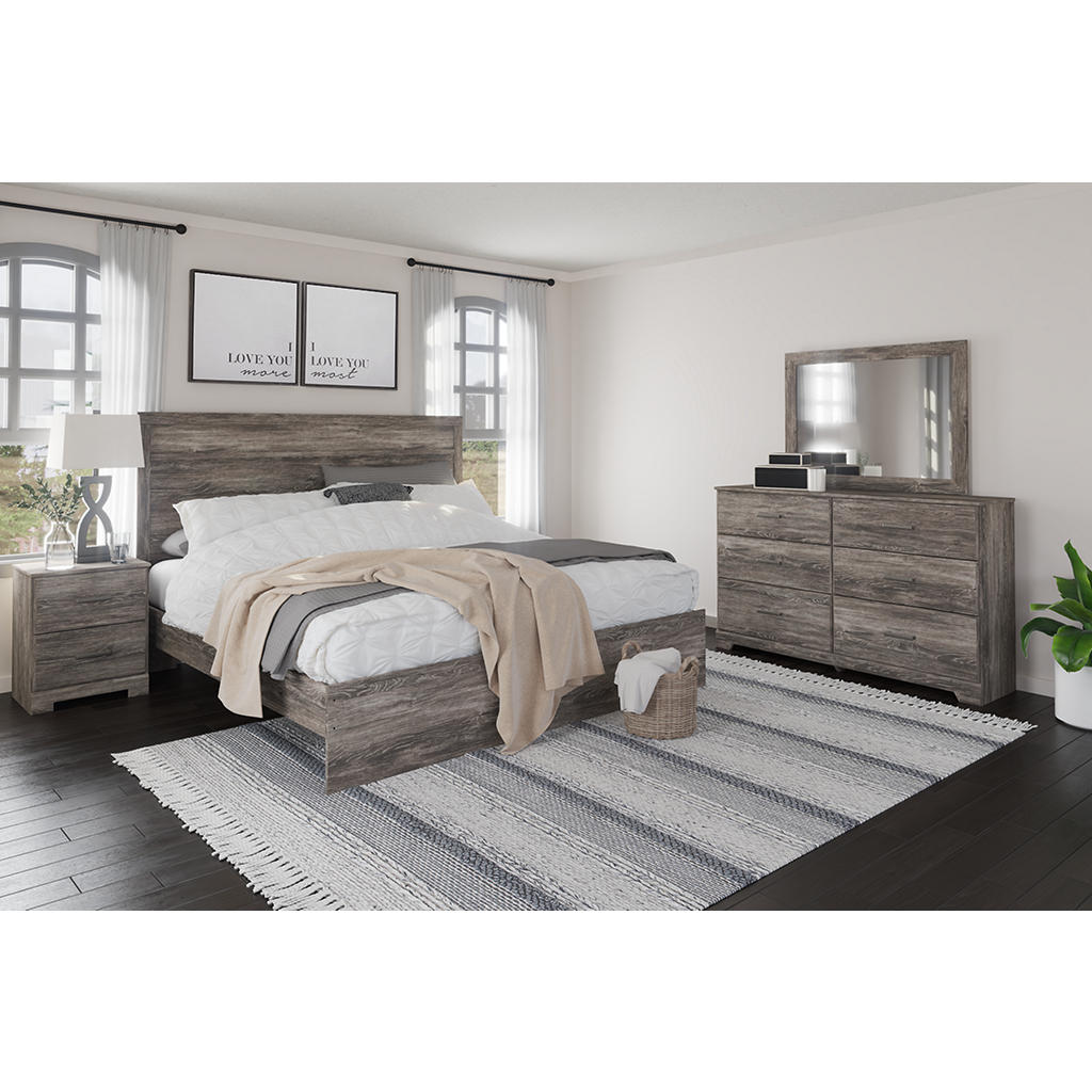 Ralinksi King Panel Bed, Dresser, Mirror, and Nightstand Signature Design by Ashley® Uncategorized