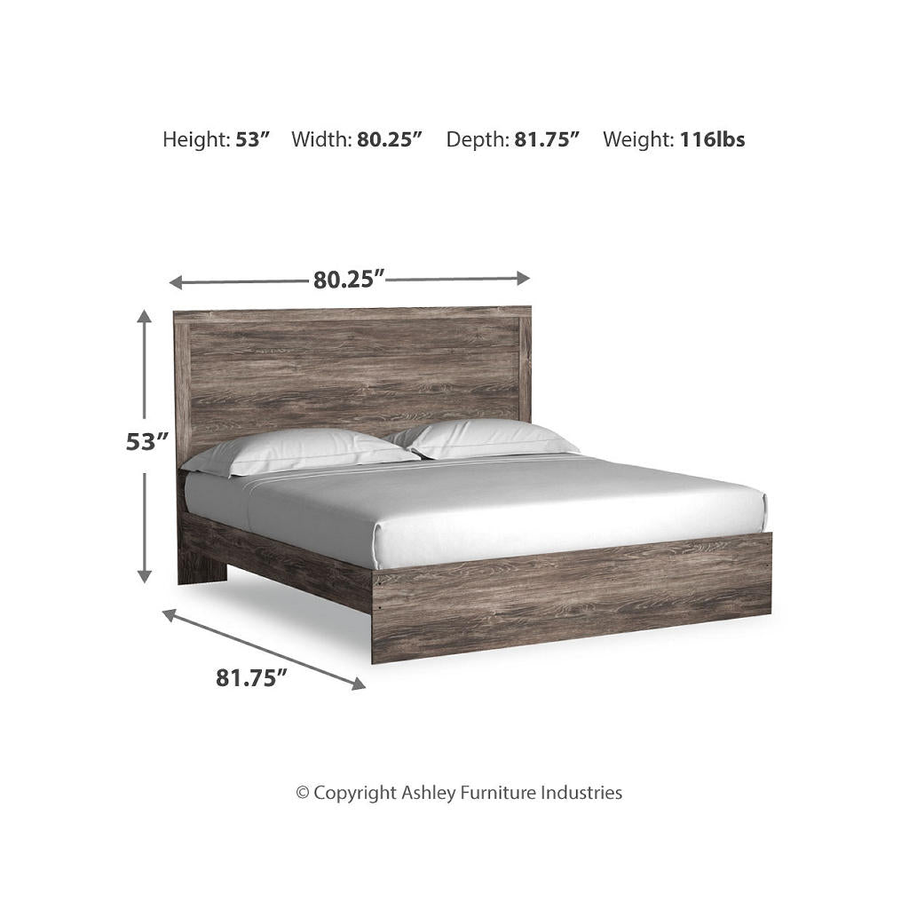Ralinksi King Panel Bed, Dresser and Mirror Signature Design by Ashley® Uncategorized