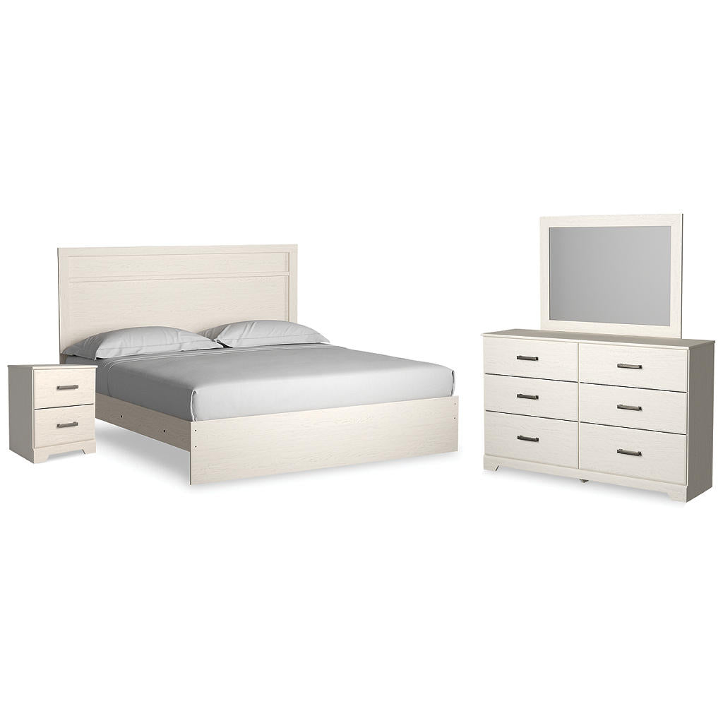 Stelsie King Panel Bed with Dresser, Mirror and Nightstand Signature Design by Ashley® Uncategorized