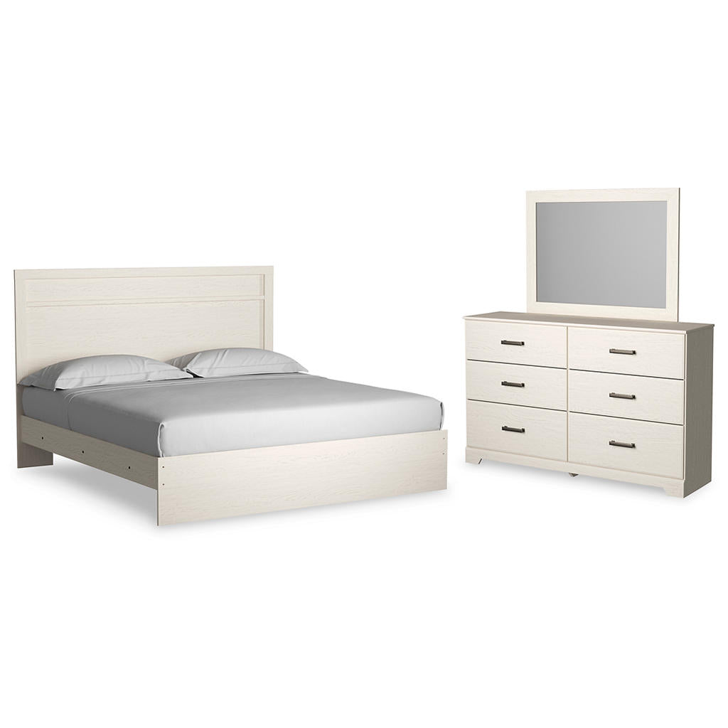 Stelsie King Panel Bed, Dresser and Mirror Signature Design by Ashley® Uncategorized
