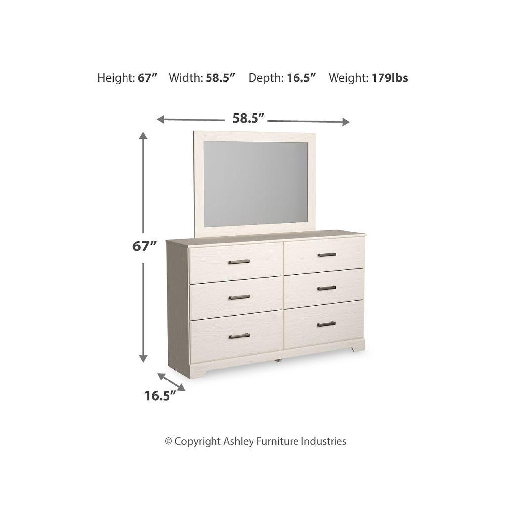 Stelsie Full Panel Bed, Dresser And Mirror Signature Design by Ashley® Uncategorized
