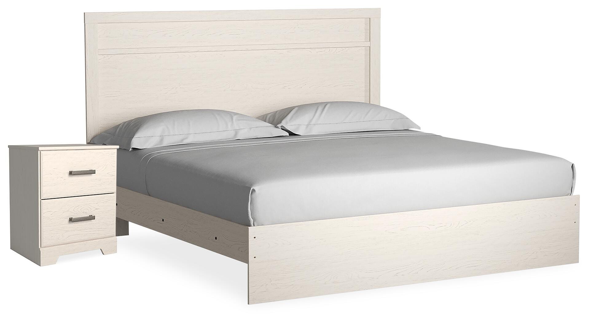 Stelsie King Panel Bed and Nightstand — 2-Piece Set Signature Design by Ashley® Bedroom