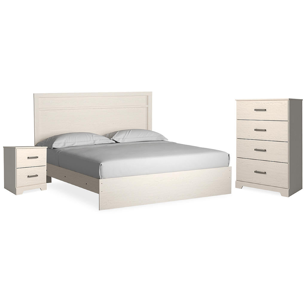 Stelsie King Panel Bed, Chest and Nightstand Signature Design by Ashley® Uncategorized