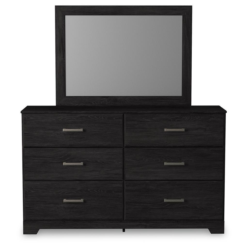 Belachime Dresser and Mirror Set (B1) — Charcoal Signature Design by Ashley® Bedroom