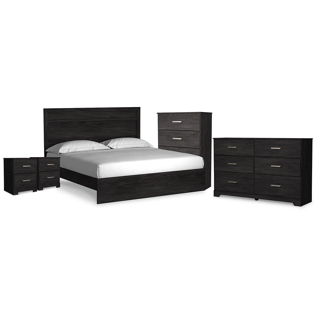 Belachime King Panel Bed, Dresser, Chest and 2 Nightstands Signature Design by Ashley® Uncategorized