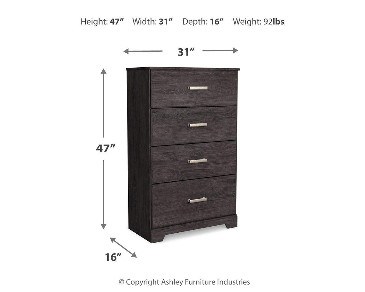 Belachime King Panel Bed 5-Piece Set — Dresser, Mirror, Chest Signature Design by Ashley®