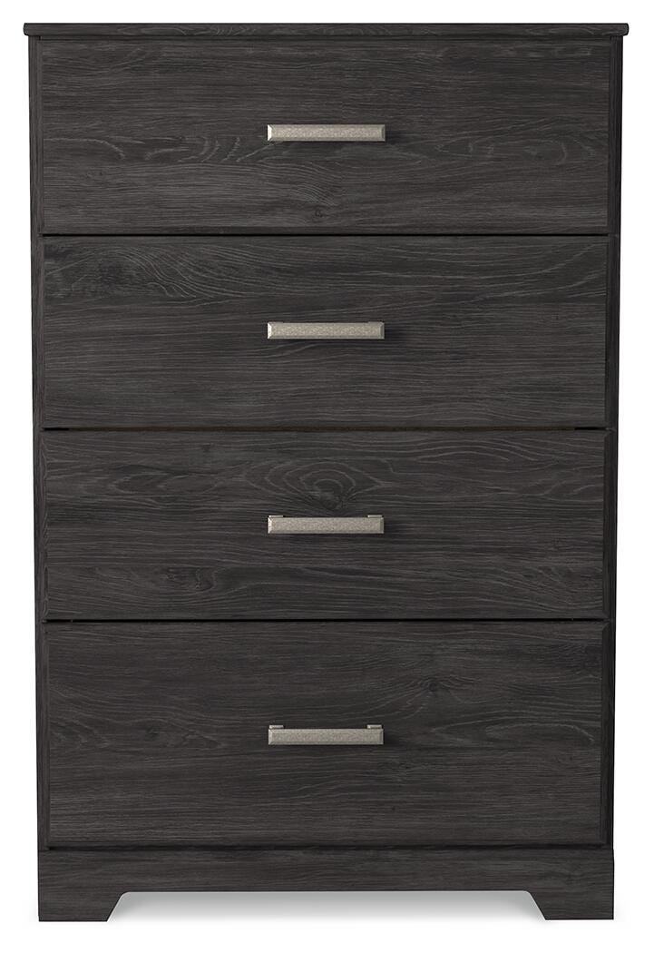 Belachime Full Panel Bed, Dresser, Chest and 2 Nightstands