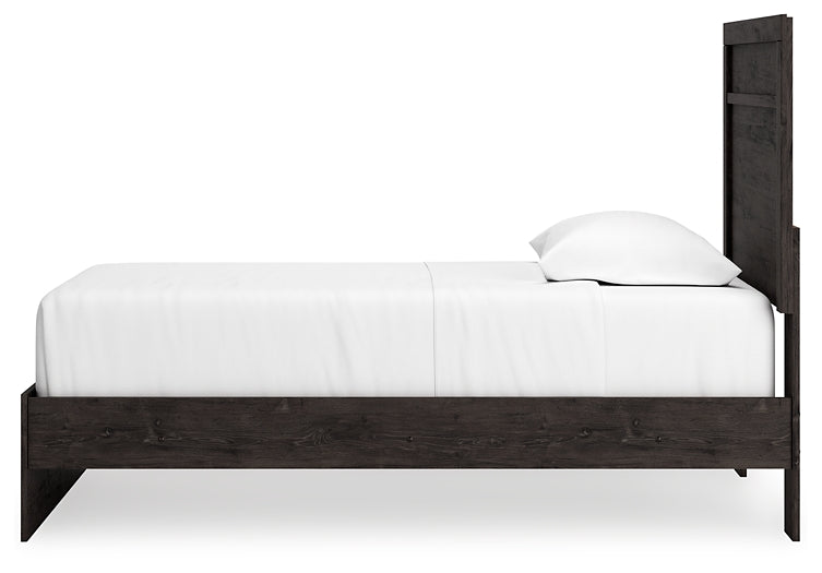 Belachime Twin Panel Bed with Dresser and 2 Nightstands