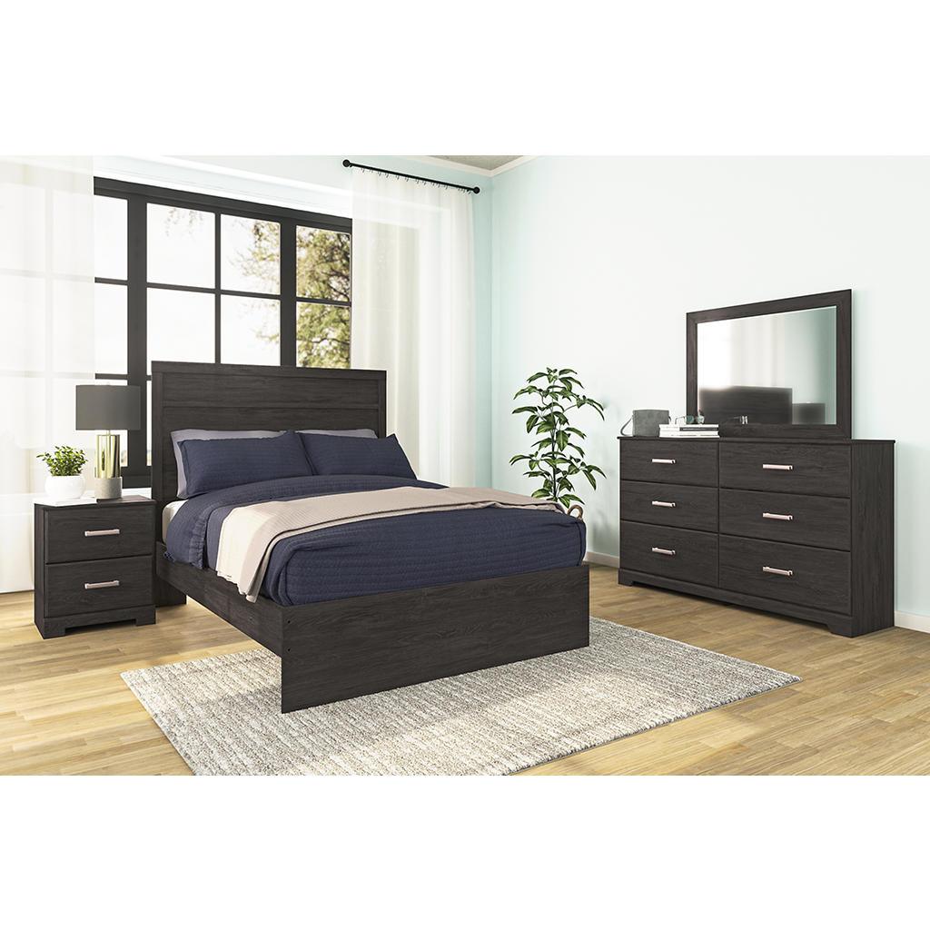 Belachime Dresser and Mirror Set (B1) — Charcoal Signature Design by Ashley® Bedroom