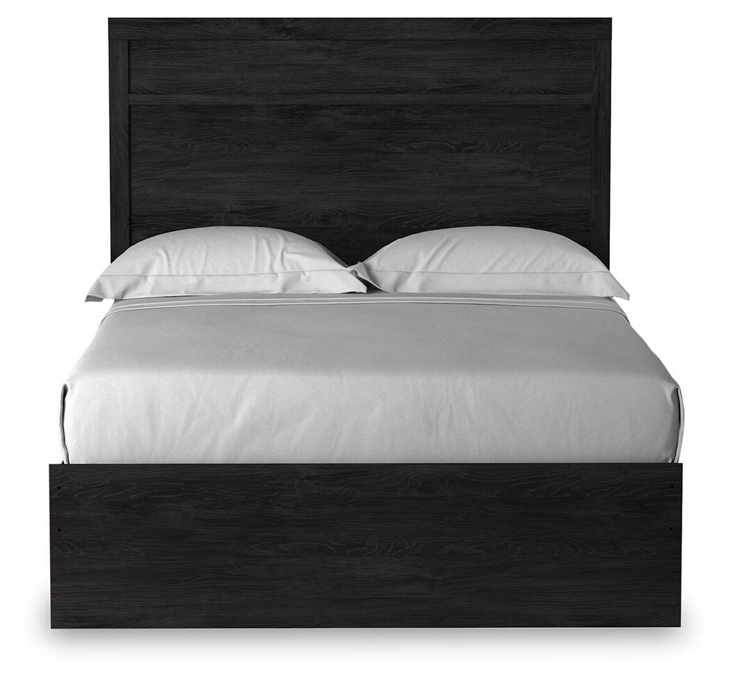 Belachime Full Panel Bed, Dresser, Chest and 2 Nightstands