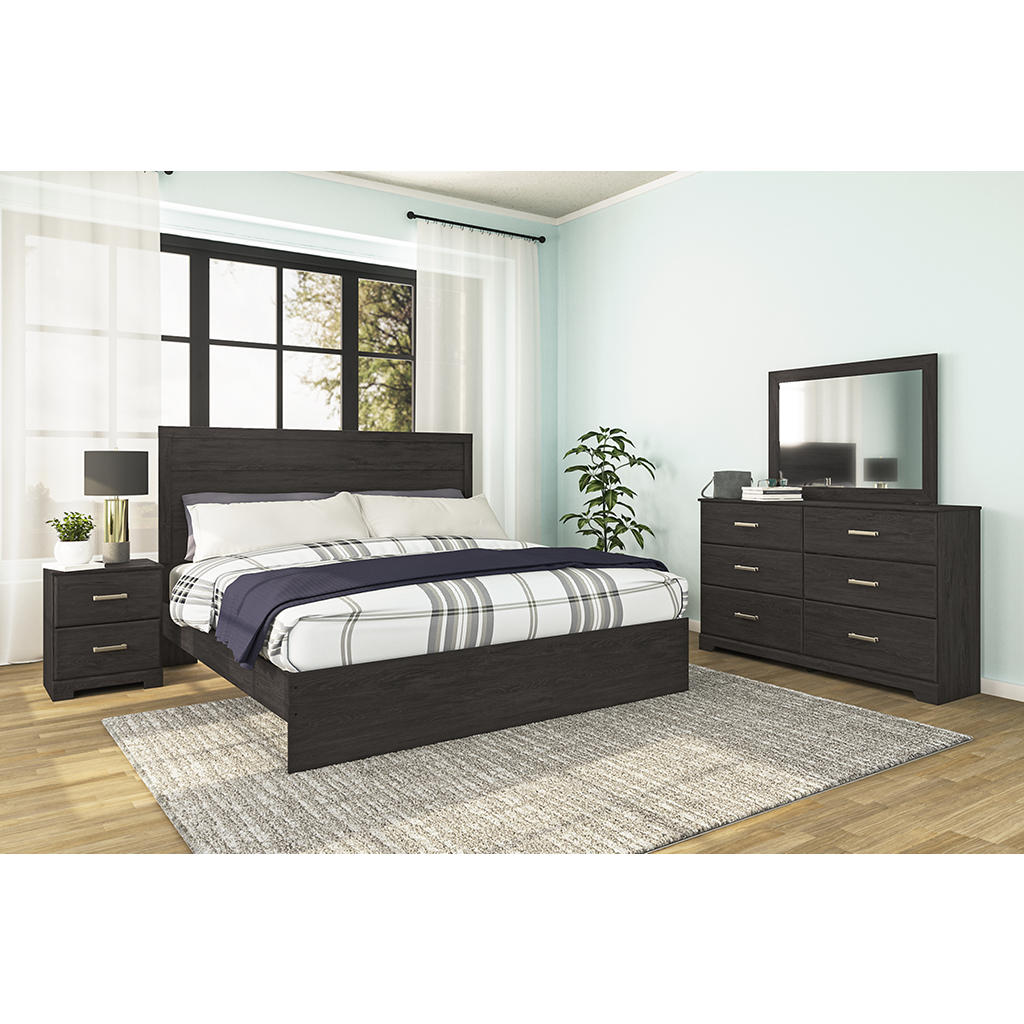 Belachime King Panel Bed, Dresser, Mirror, and Nightstand Signature Design by Ashley® Uncategorized