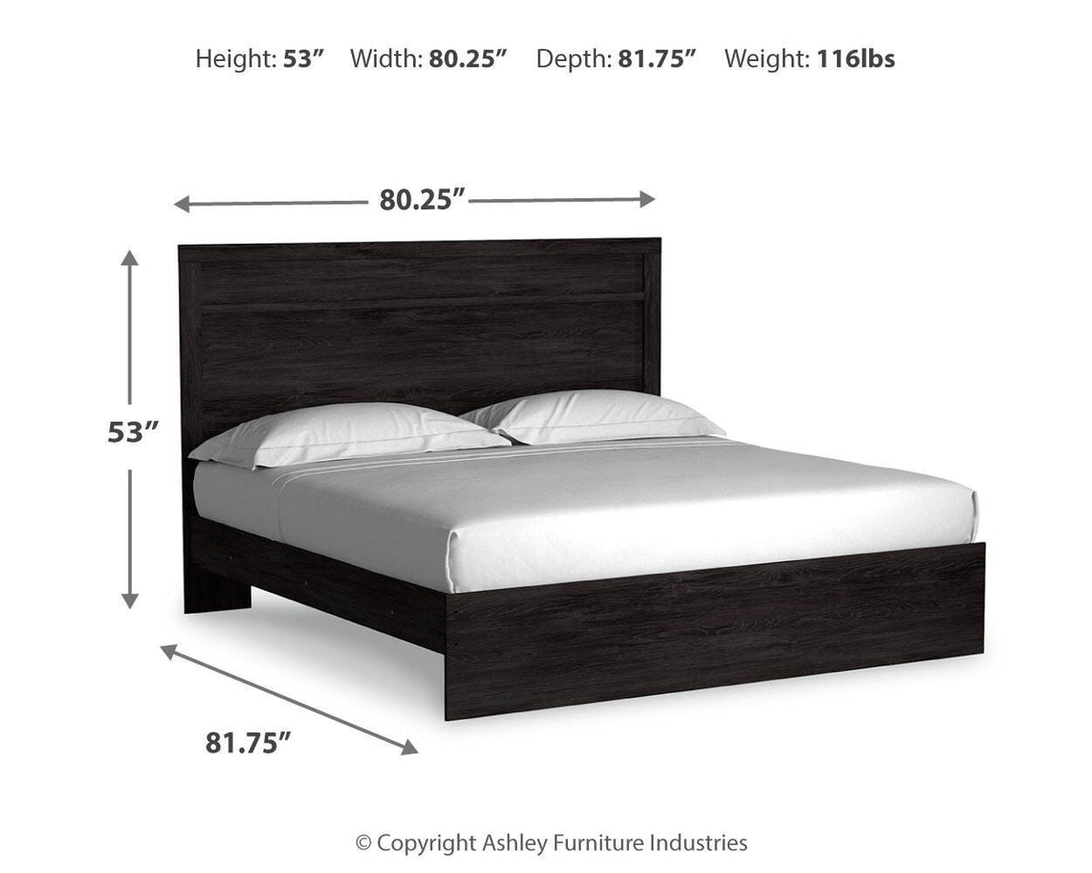 Belachime King Panel Bed, Dresser, Mirror and 2 Nightstands Signature Design by Ashley® Bedroom