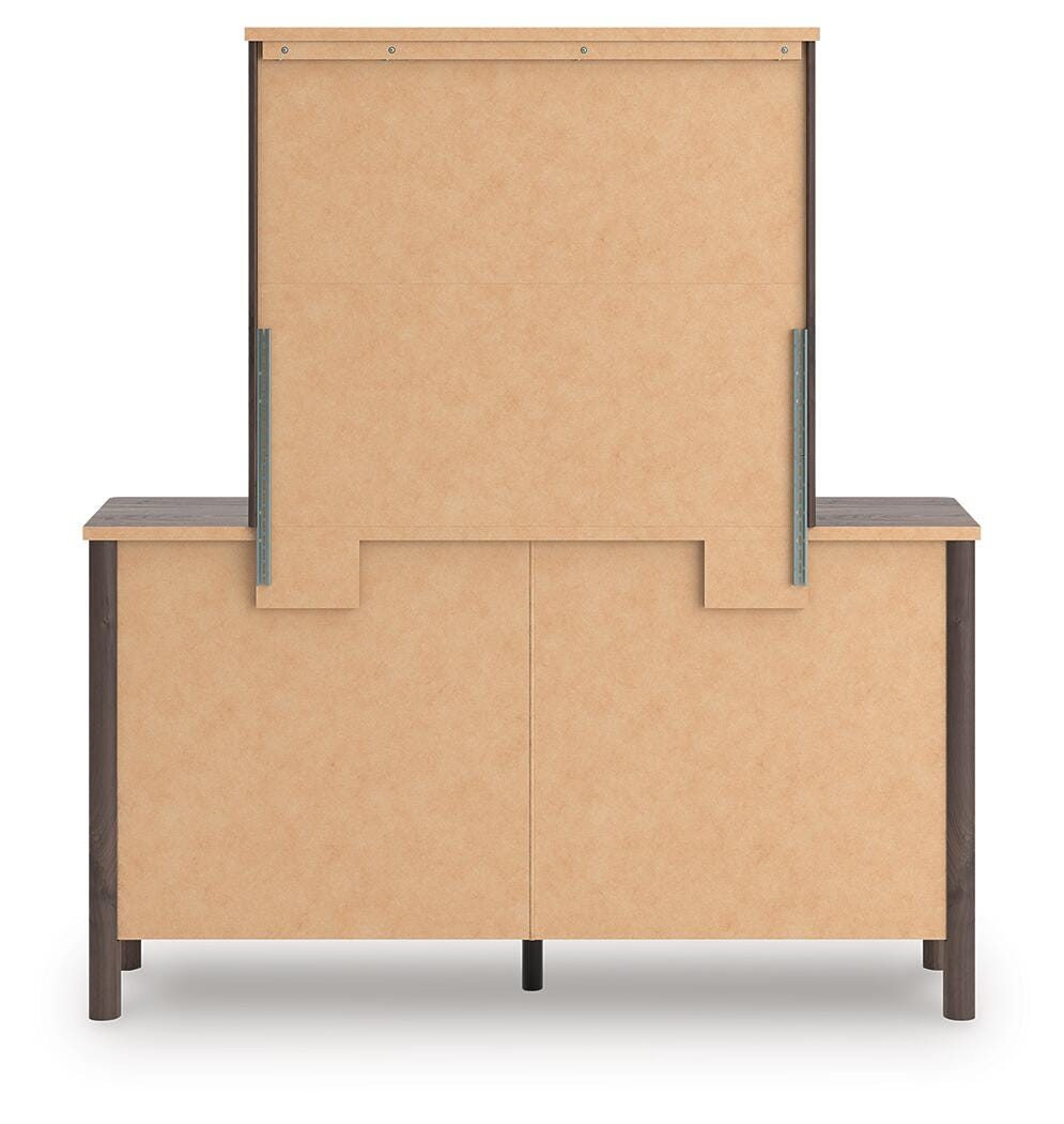Pamytta Full Upholstered Platform Bed, Dresser and Mirror Signature Design by Ashley® Bedroom