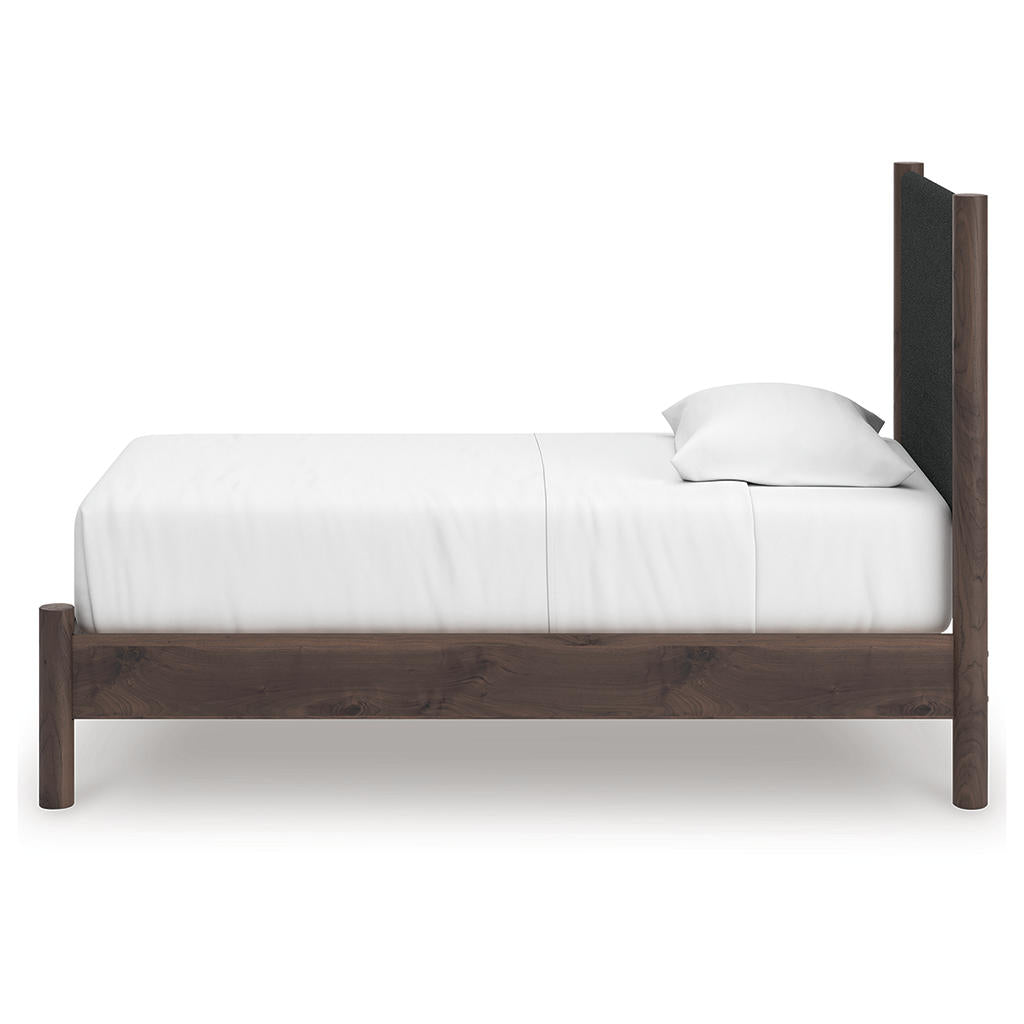 Pamytta Twin Upholstered Panel Platform Bed Signature Design by Ashley® Beds