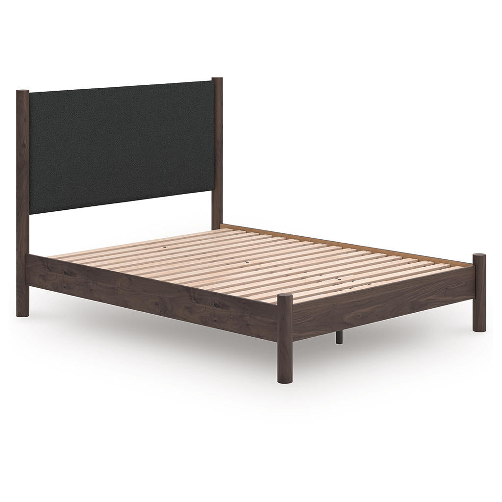 Pamytta Queen Upholstered Panel Platform Bed Signature Design by Ashley® Bedroom