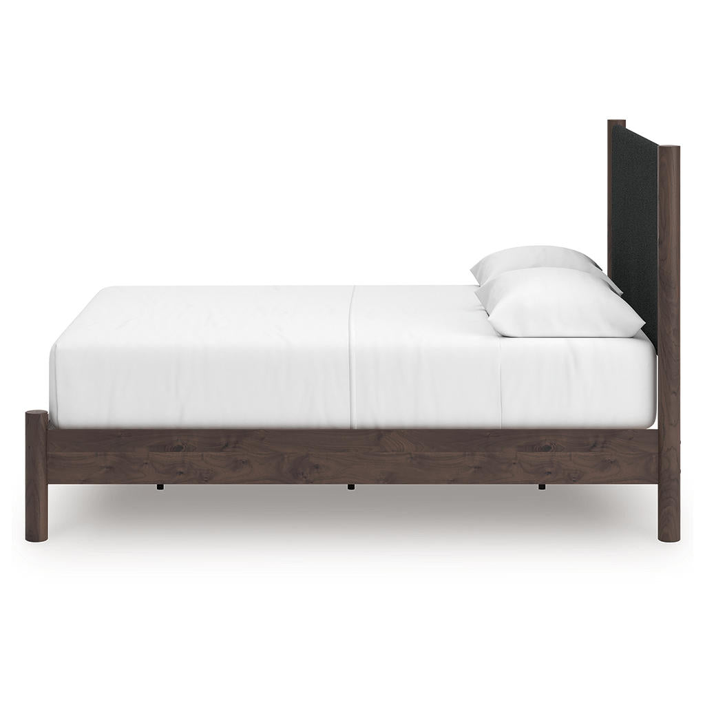 Pamytta Queen Upholstered Panel Platform Bed Signature Design by Ashley® Bedroom