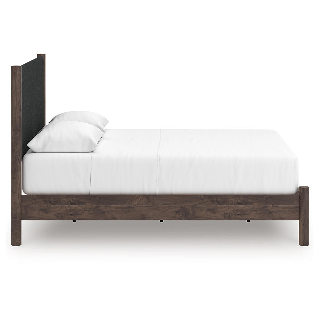 Pamytta Queen Upholstered Panel Platform Bed Signature Design by Ashley® Bedroom