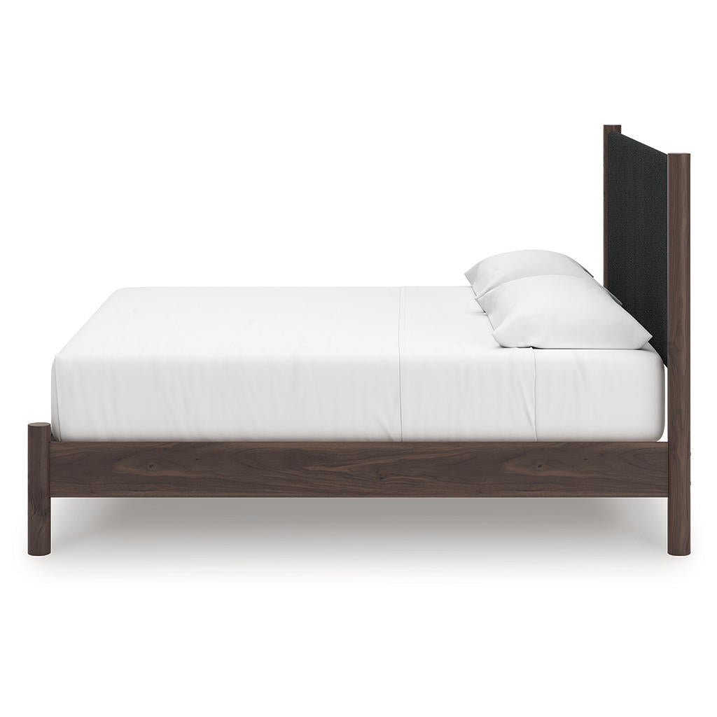 Pamytta King Upholstered Panel Platform Bed Signature Design by Ashley® Bedroom