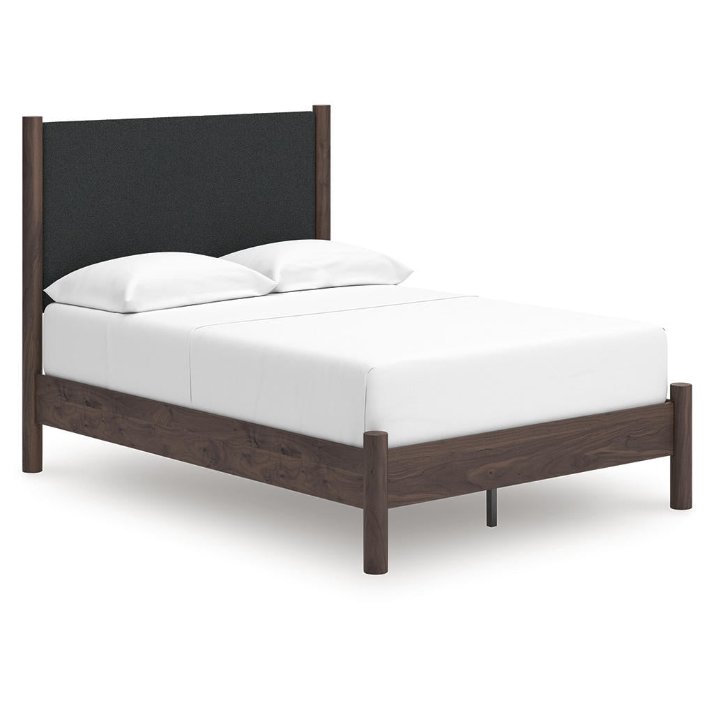 Pamytta Full Upholstered Panel Platform Bed Signature Design by Ashley® Beds