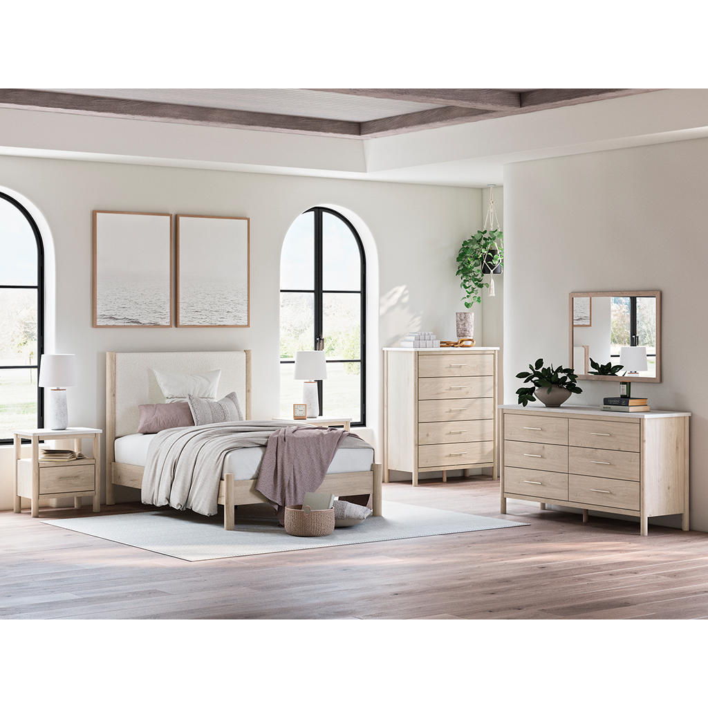 Cadmori Full Upholstered Panel Bed Signature Design by Ashley® Beds