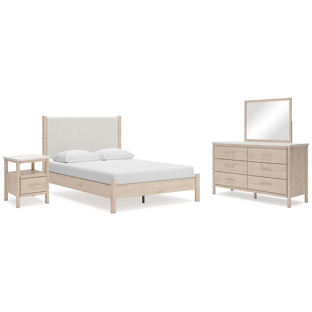 Cadmori Queen Panel Bed, Dresser, Mirror and Nightstand Signature Design by Ashley® Uncategorized