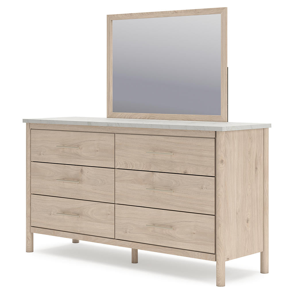 Cadmori King Upholstered Panel Bed, Dresser, Mirror and Nightstand Signature Design by Ashley® Uncategorized