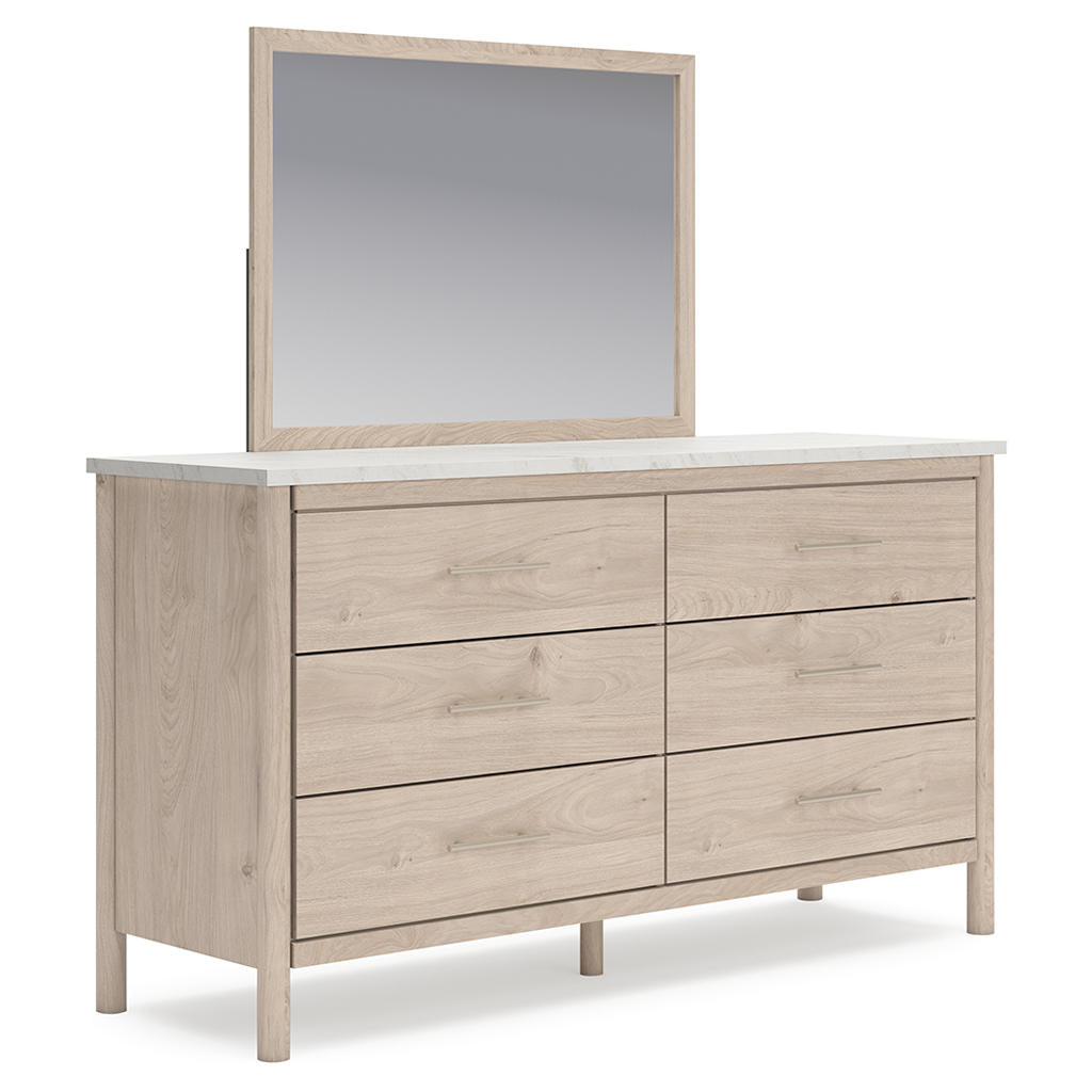Cadmori King Upholstered Panel Bed, Dresser, Mirror and Nightstand Signature Design by Ashley® Uncategorized