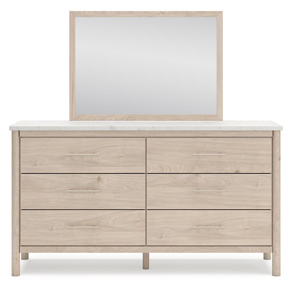 Cadmori King Upholstered Panel Bed, Dresser, Mirror and Nightstand Signature Design by Ashley® Uncategorized