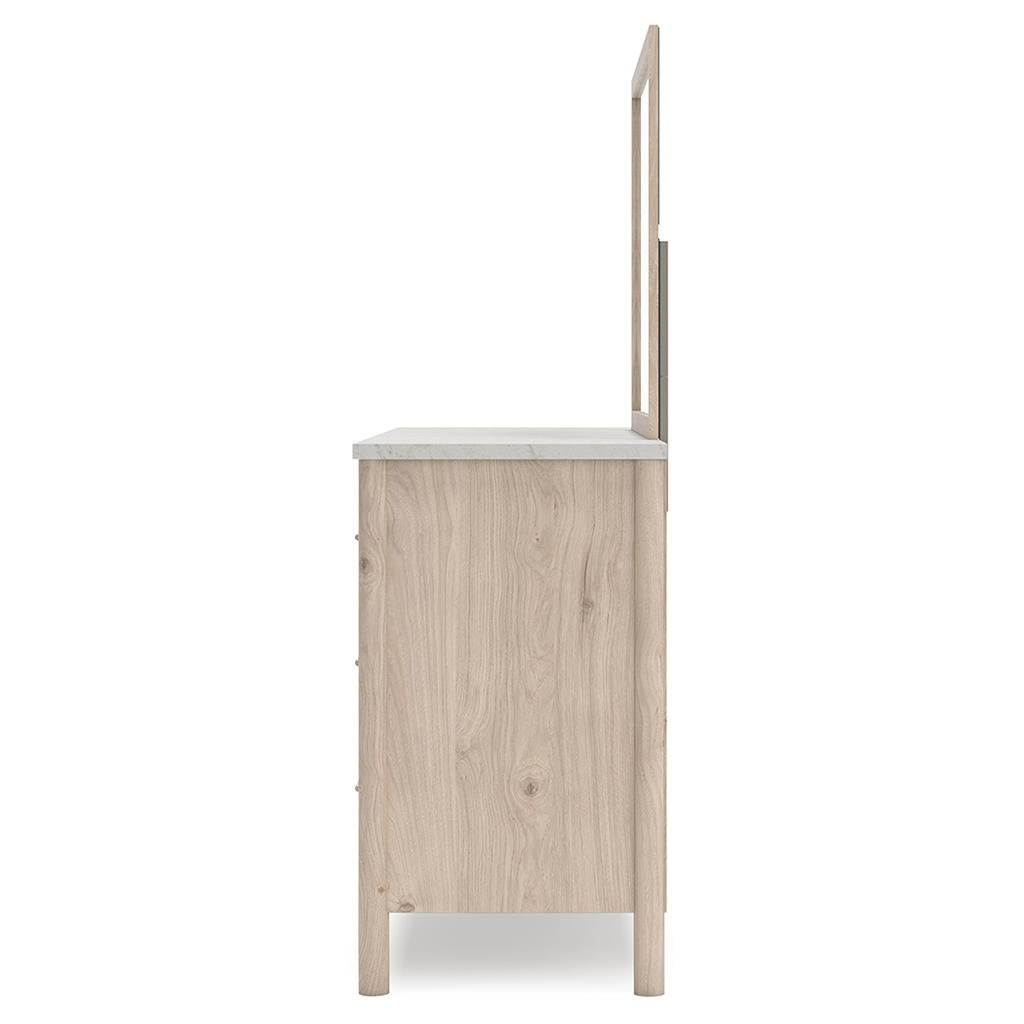 Cadmori Queen Upholstered Panel Bed, Dresser and Mirror Signature Design by Ashley® Uncategorized
