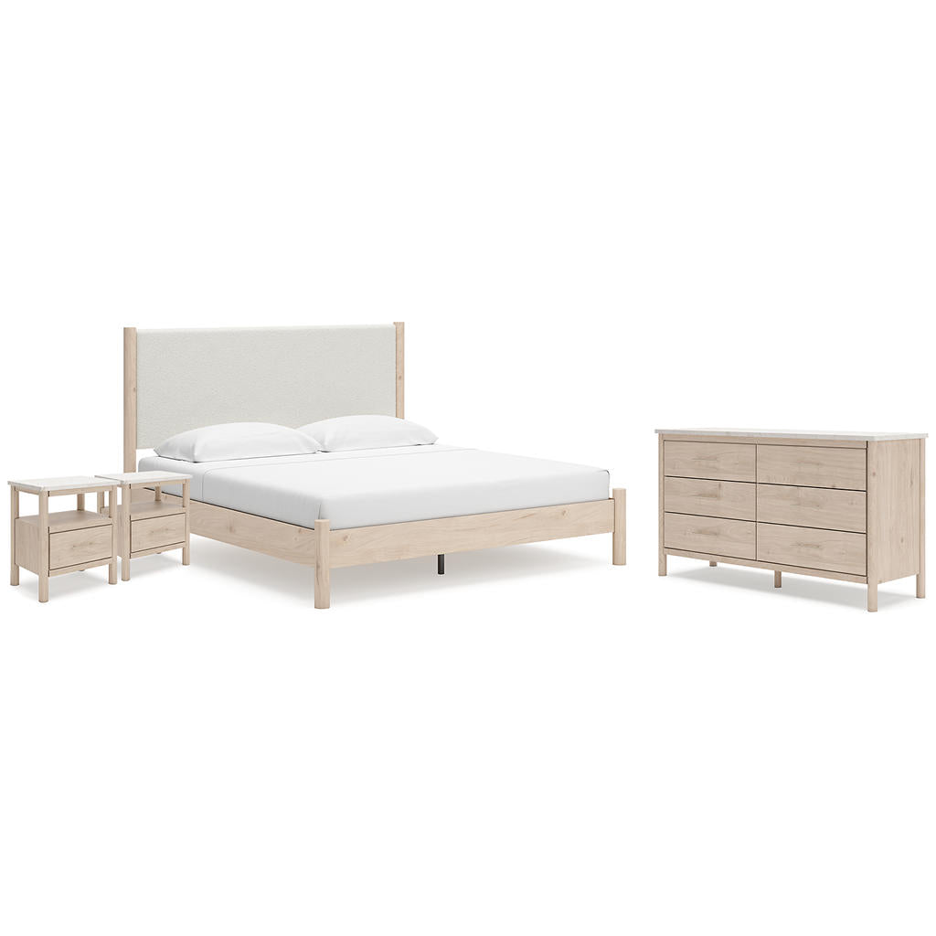 Cadmori King Panel Bed, Dresser and 2 Nightstands Signature Design by Ashley® Uncategorized