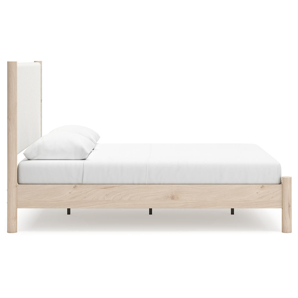 Cadmori Queen Upholstered Panel Bed, Dresser and Mirror Signature Design by Ashley® Uncategorized