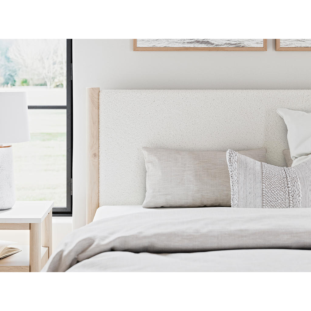 Cadmori King Upholstered Panel Bed Signature Design by Ashley® Bedroom