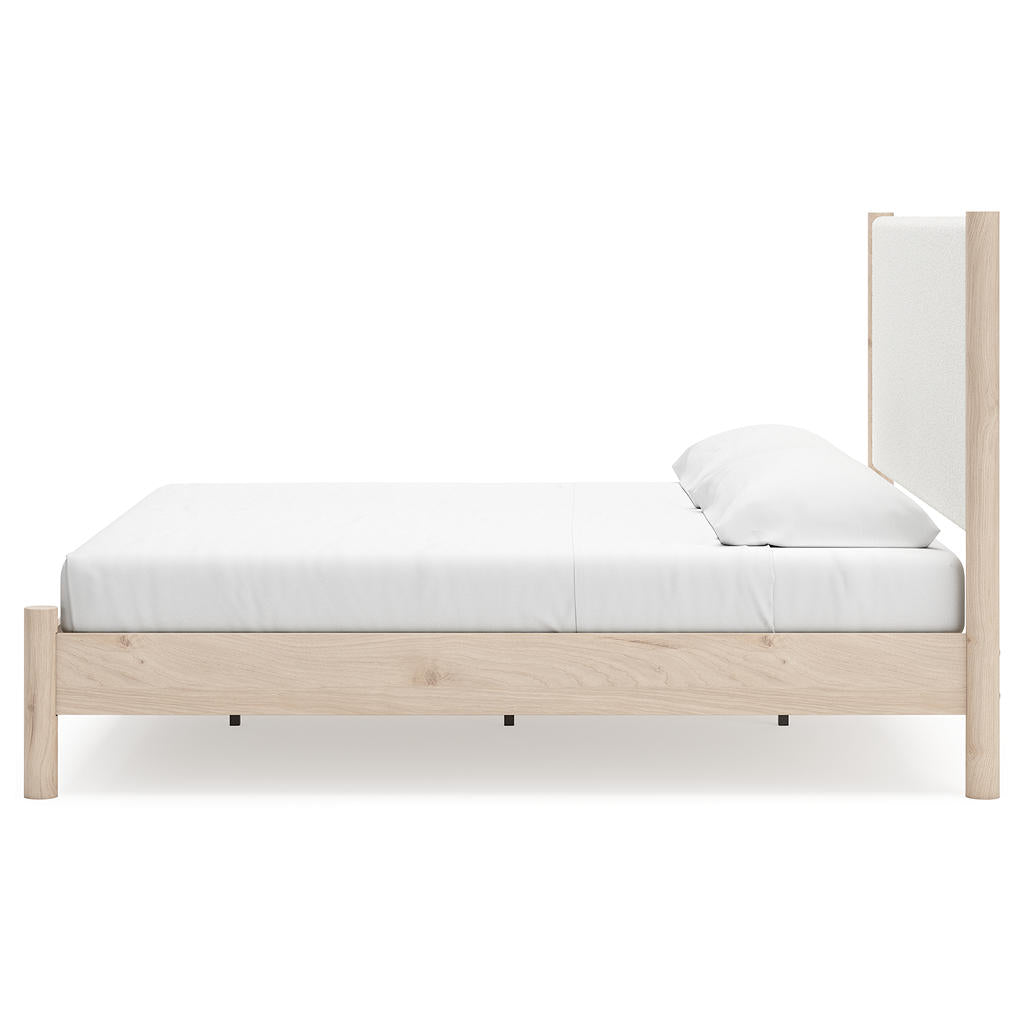 Cadmori King Upholstered Panel Bed, Dresser, Mirror and Nightstand Signature Design by Ashley® Uncategorized