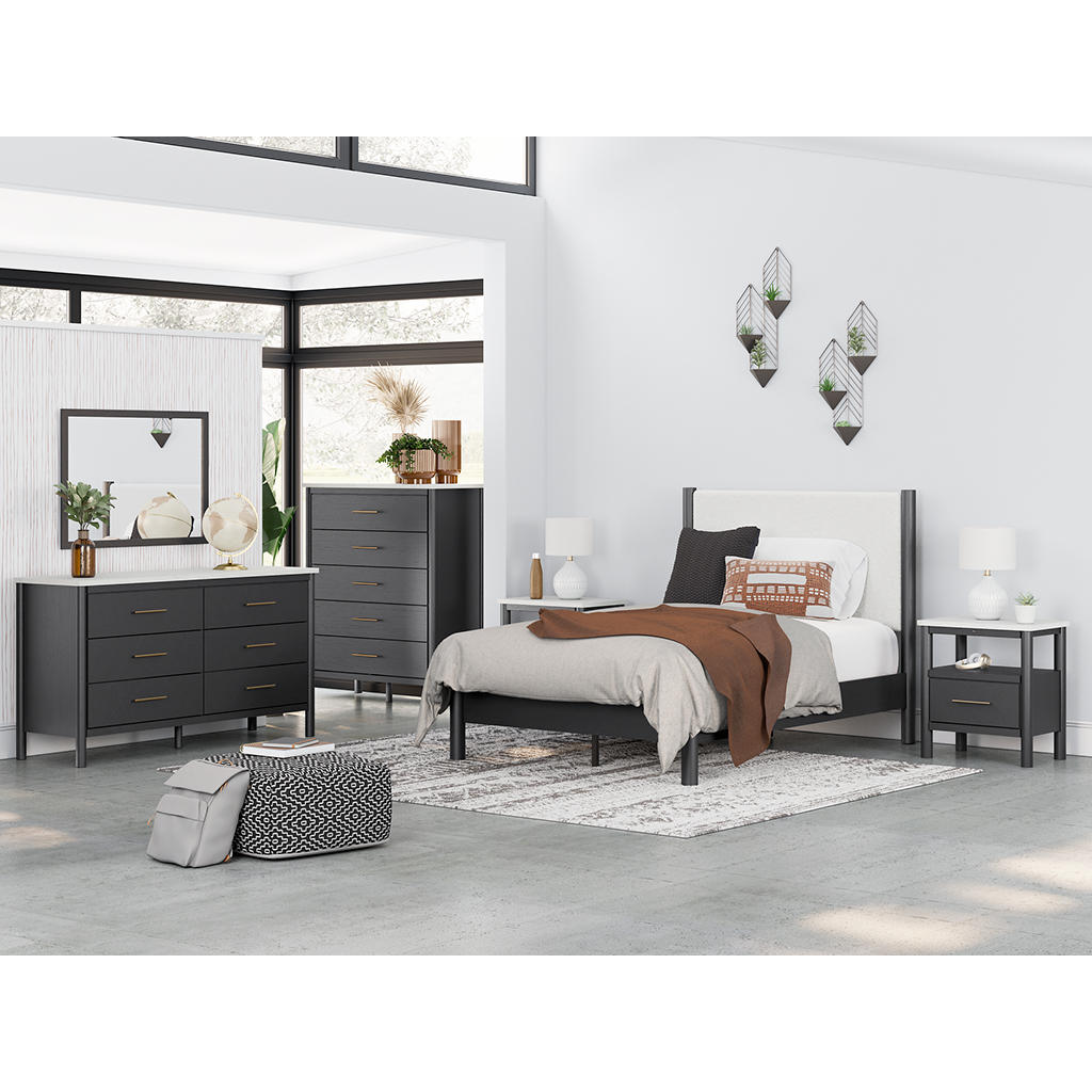 Cadmori Full Upholstered Panel Bed Signature Design by Ashley® Beds