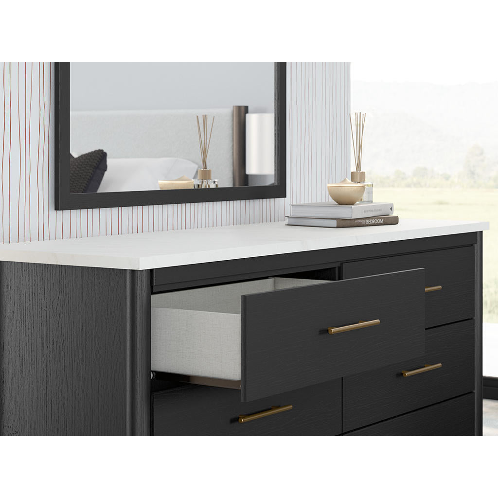 Cadmori Full Upholstered Panel Bed, Dresser and Mirror Signature Design by Ashley® Uncategorized