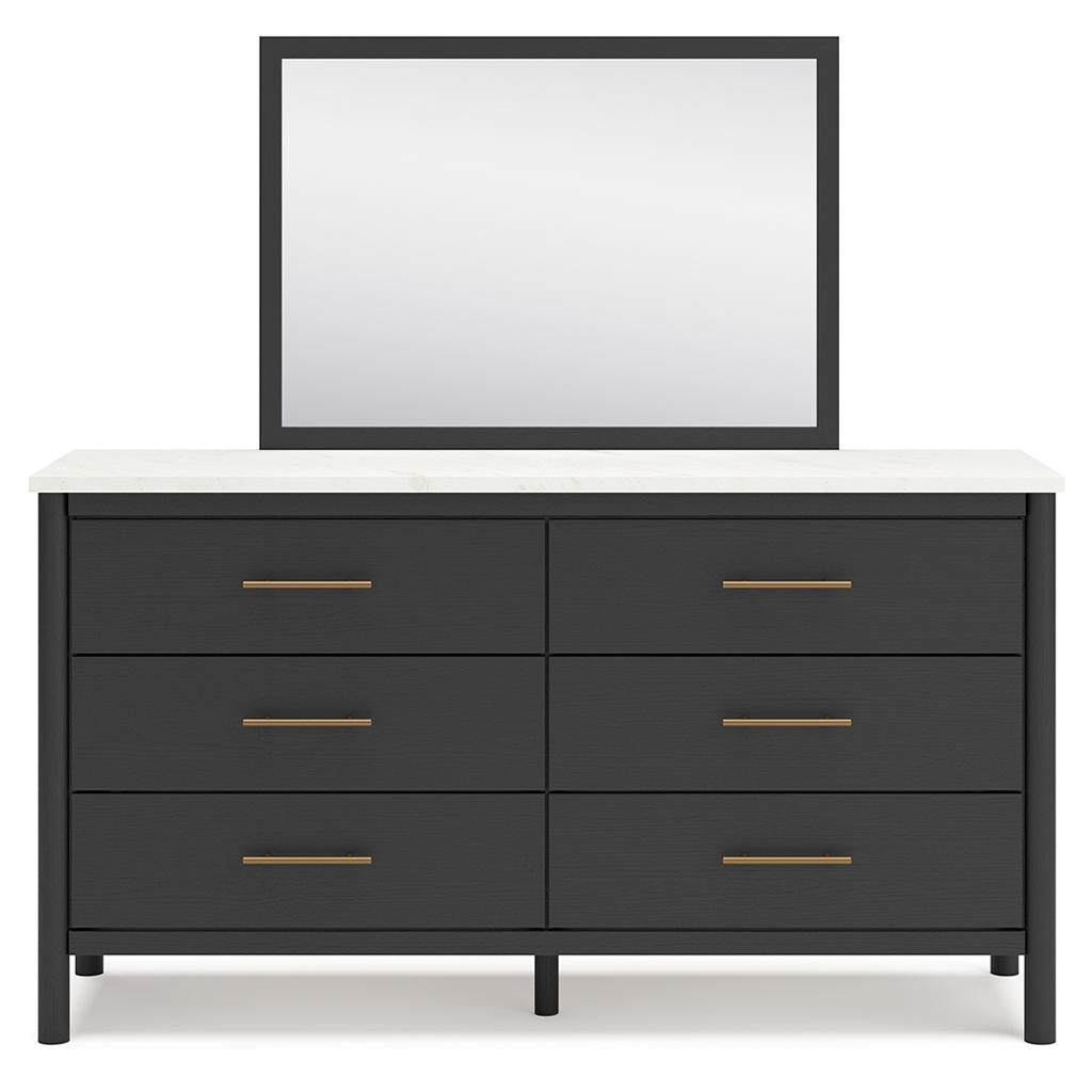 Cadmori King Upholstered Panel Bed, Dresser and Mirror Signature Design by Ashley® Uncategorized
