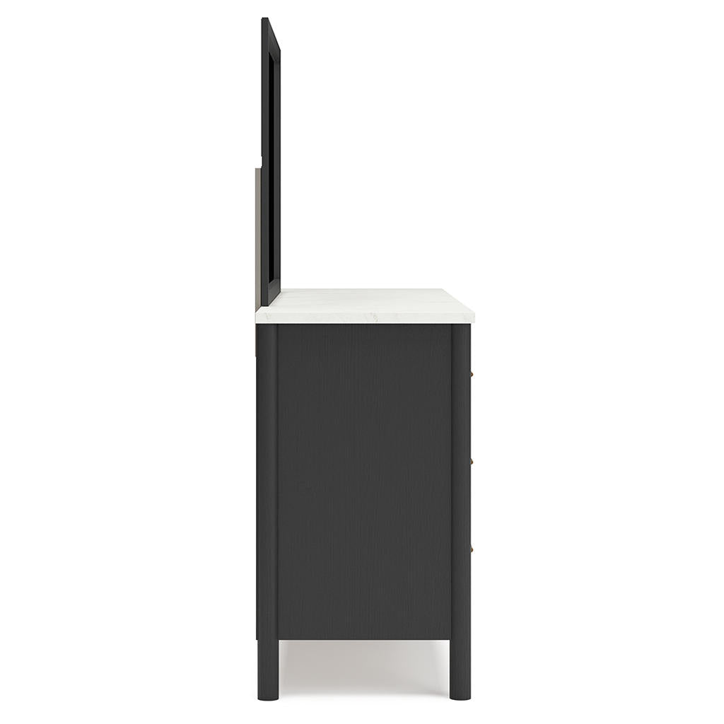 Cadmori Full Upholstered Panel Bed, Dresser and Mirror Signature Design by Ashley® Uncategorized