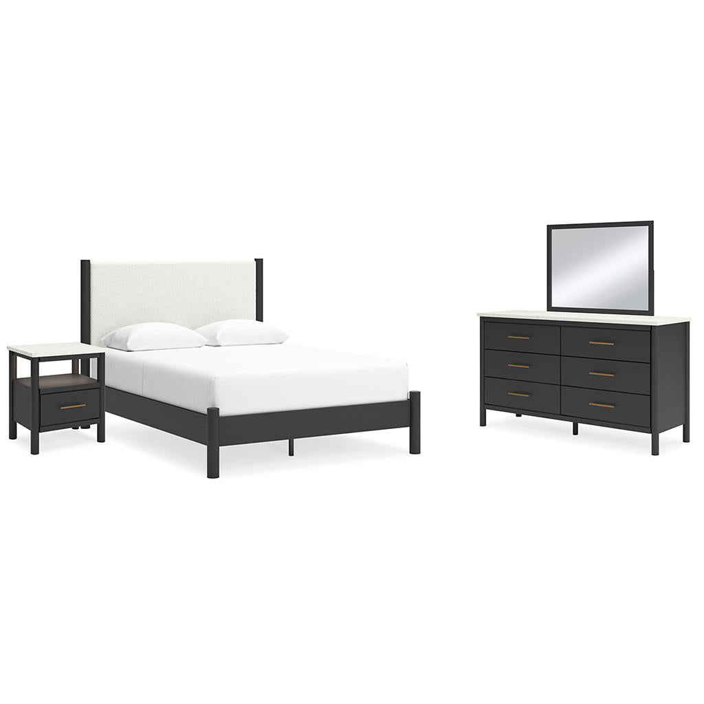 Cadmori Queen Panel Bed, Dresser, Mirror and Nightstand Signature Design by Ashley® Uncategorized
