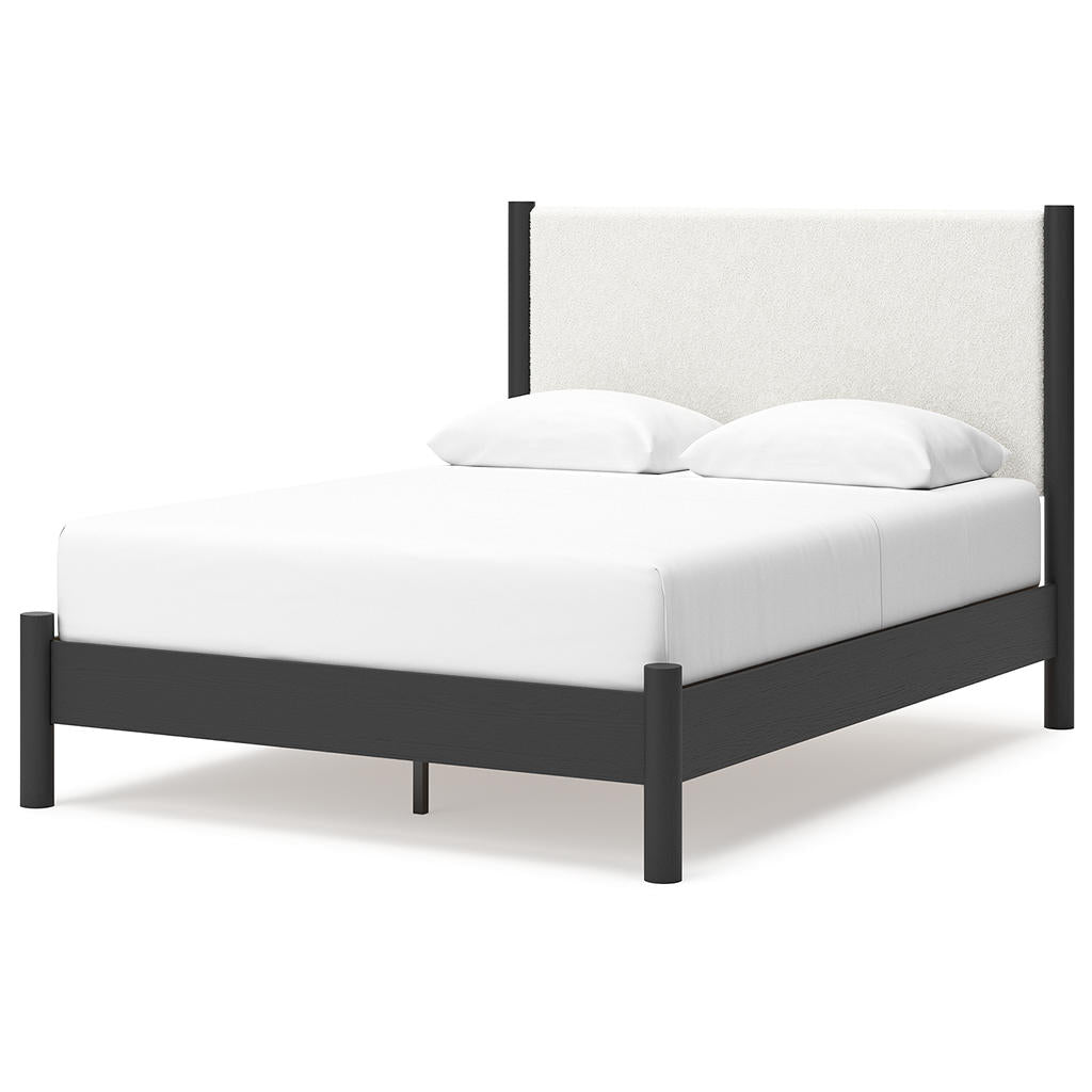 Cadmori Queen Upholstered Panel Bed Signature Design by Ashley® Bedroom