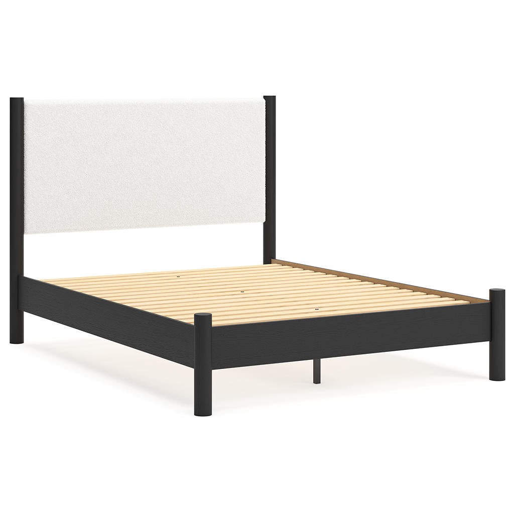 Cadmori Queen Upholstered Panel Bed, Dresser and Mirror Signature Design by Ashley® Uncategorized