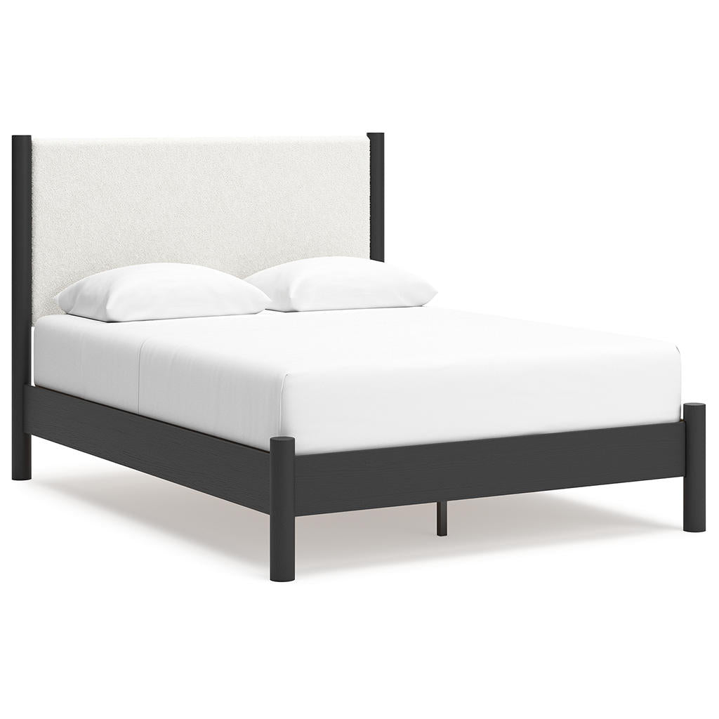 Cadmori Queen Upholstered Panel Bed Signature Design by Ashley® Bedroom